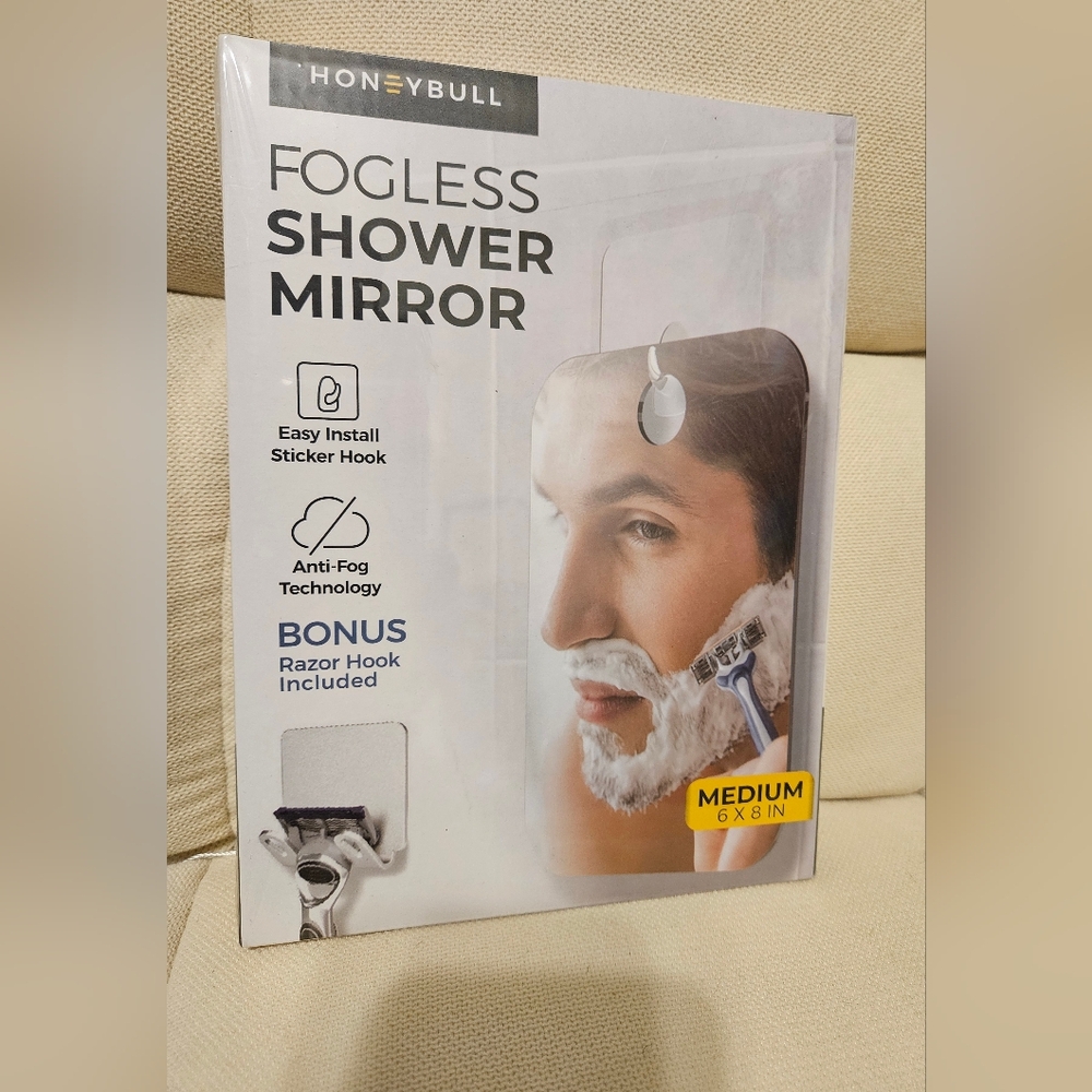Fogless Shower Mirror - Silver